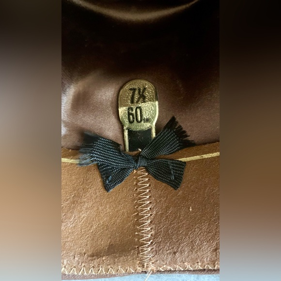 Rare Biltmore 519-96 Deadstock Western Hat Silver Buckle Kodiak Fur Felt Sz 7.5 - Picture 8 of 14